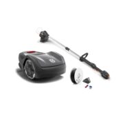 Tondeuse Husqvarna Aspire T28‑P4A à gazon sans fil et débroussailleuse